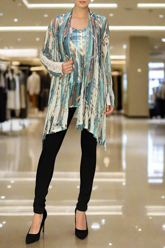 Inspired, a Dreamy, Feminine, all Lace Cardigan by Origami Apparel in Size S/M, L/XL, or Plus