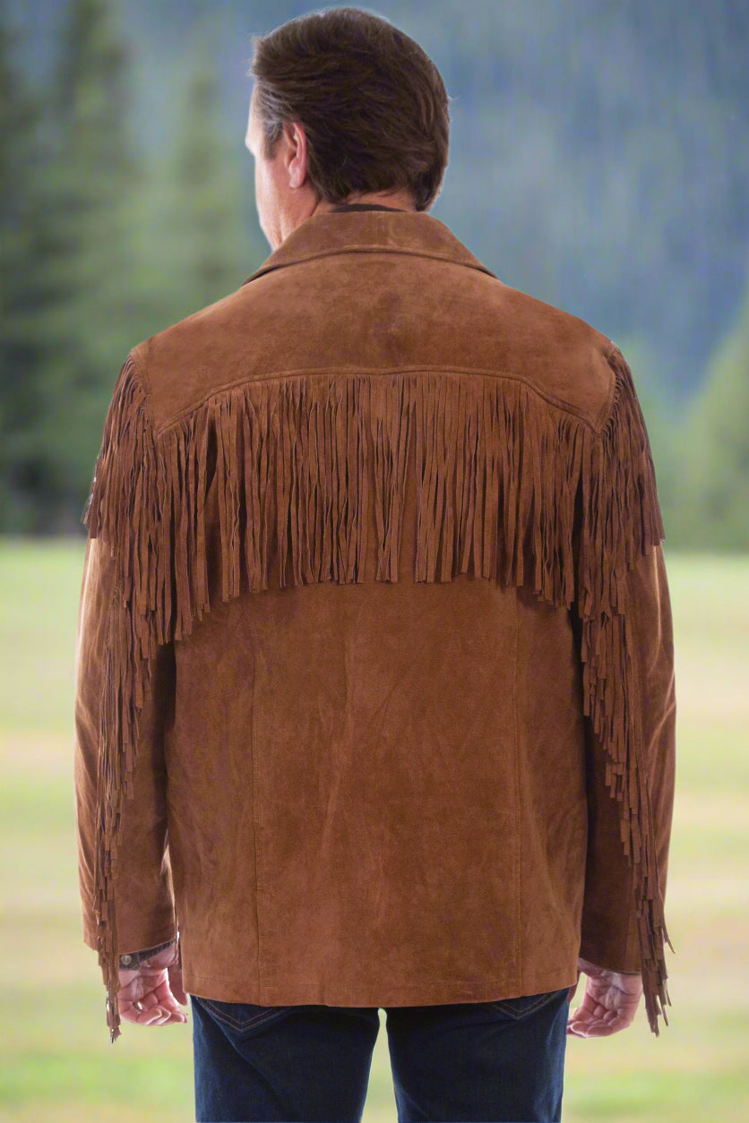 Suede Fringe Jacket
