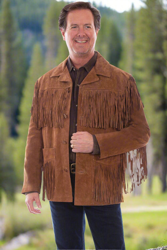 Suede Fringe Jacket
