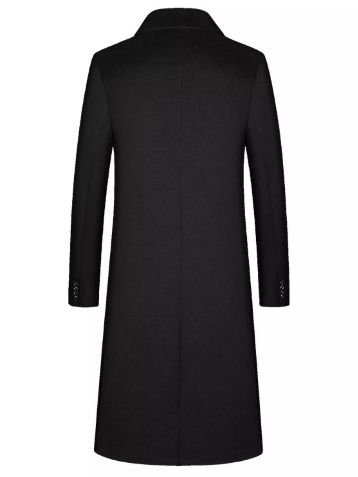 Men's Classic Button Up Overcoat