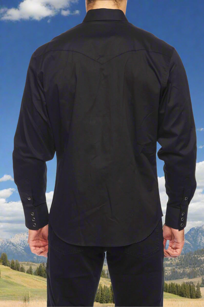 Cattle Drive Ramrod Shirt in Black / Red by Rodeo Clothing