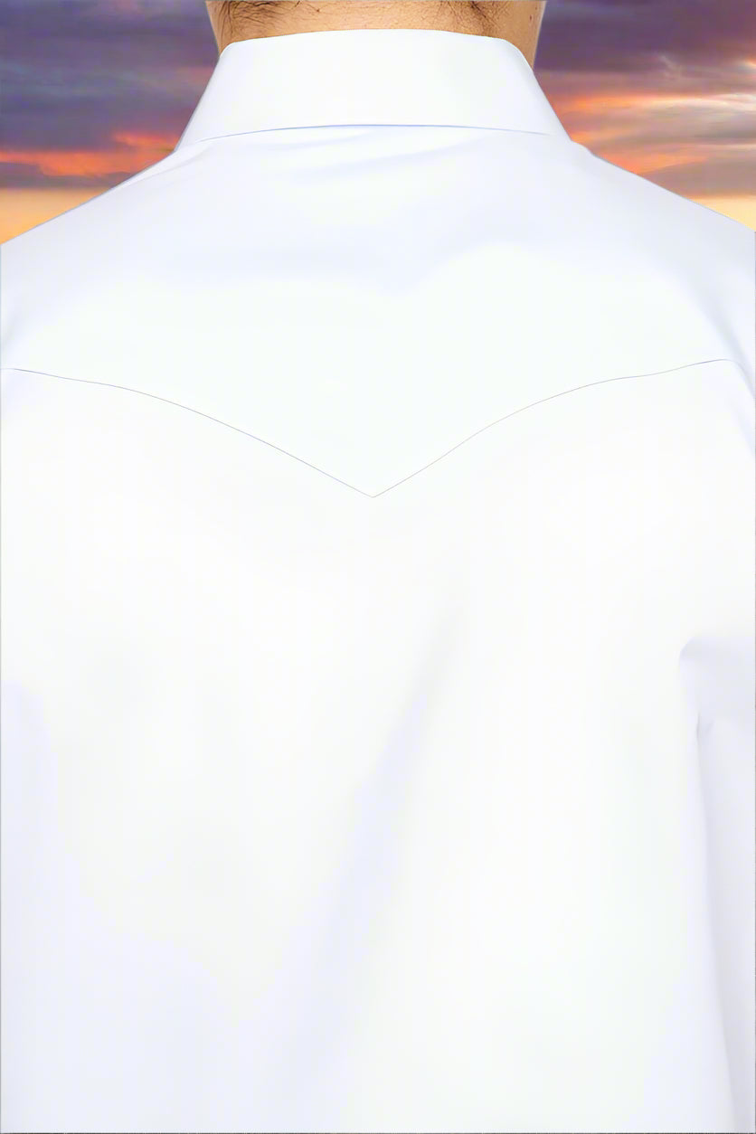 Cattle Drive Ramrod Shirt in White by Rodeo Clothing