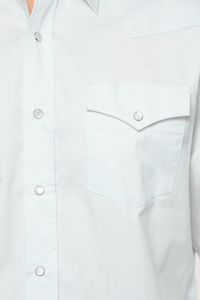 Cattle Drive Ramrod Shirt in White by Rodeo Clothing