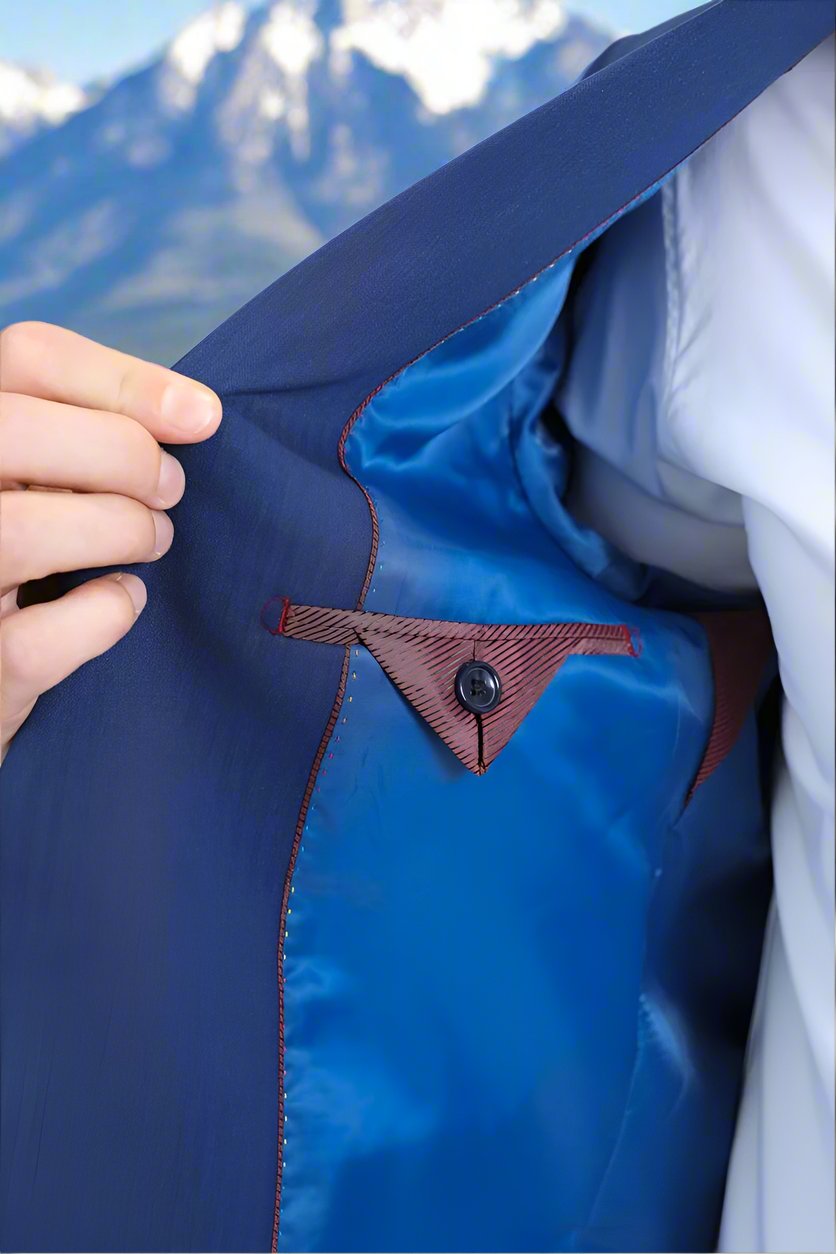 Mens Western Blue Blazer