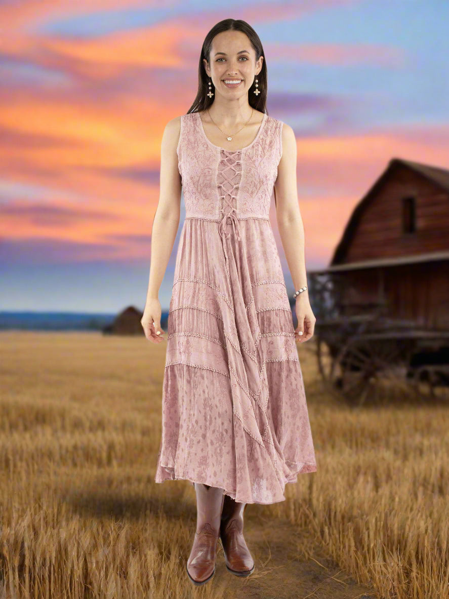 Romance at Yellowstone Dusty Pink Dress