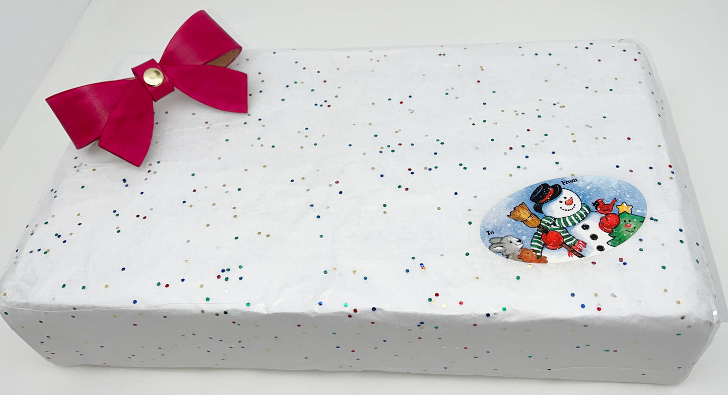 Handmade Genuine Leather Gift Bows