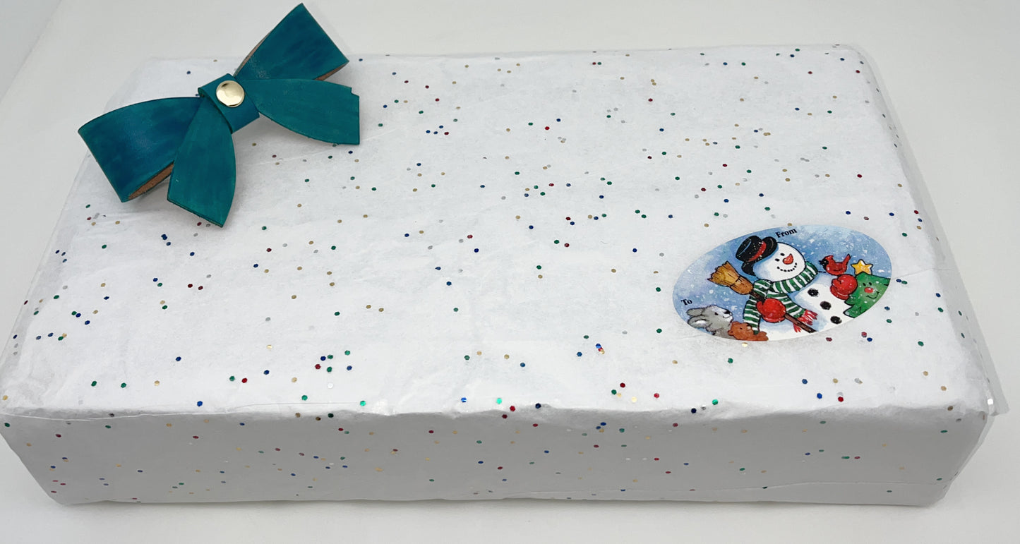 Handmade Genuine Leather Gift Bows