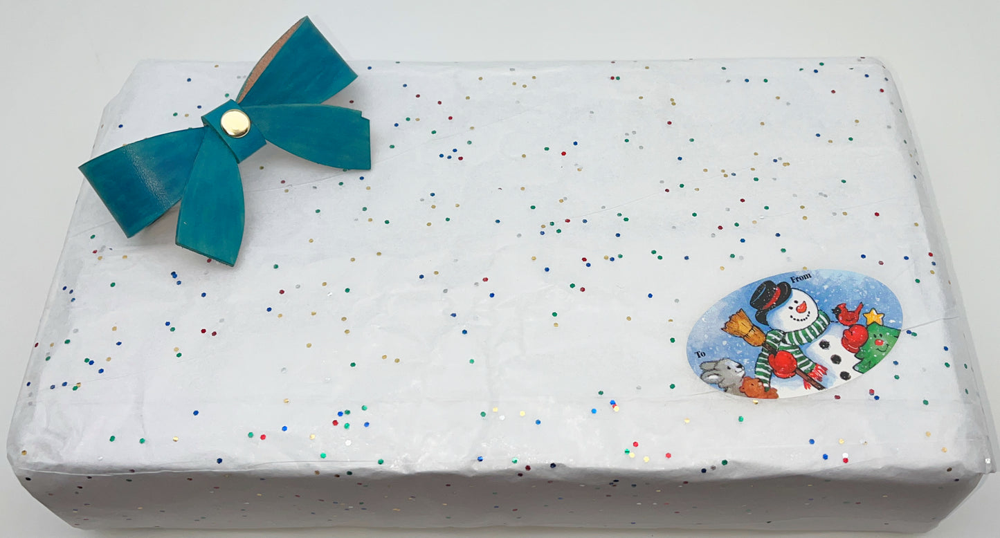 Handmade Genuine Leather Gift Bows