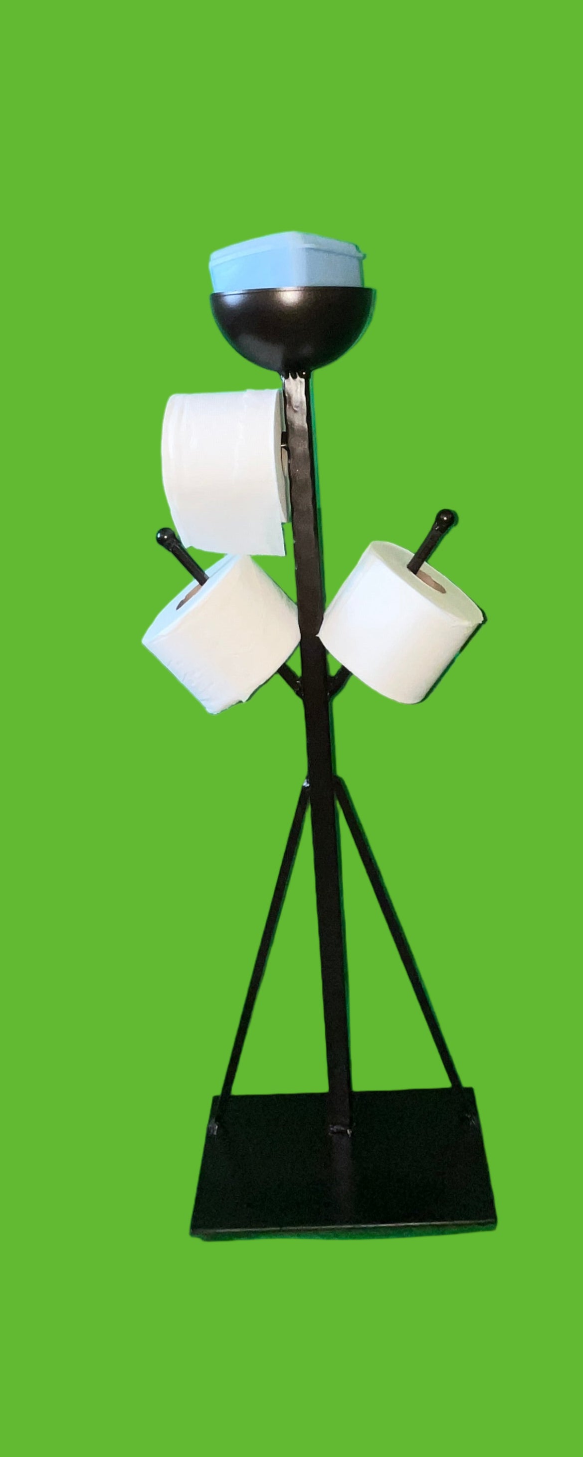 Burning Man 3 Roll Toilet Paper Dispenser