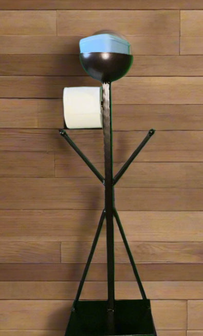 Burning Man 3 Roll Toilet Paper Dispenser