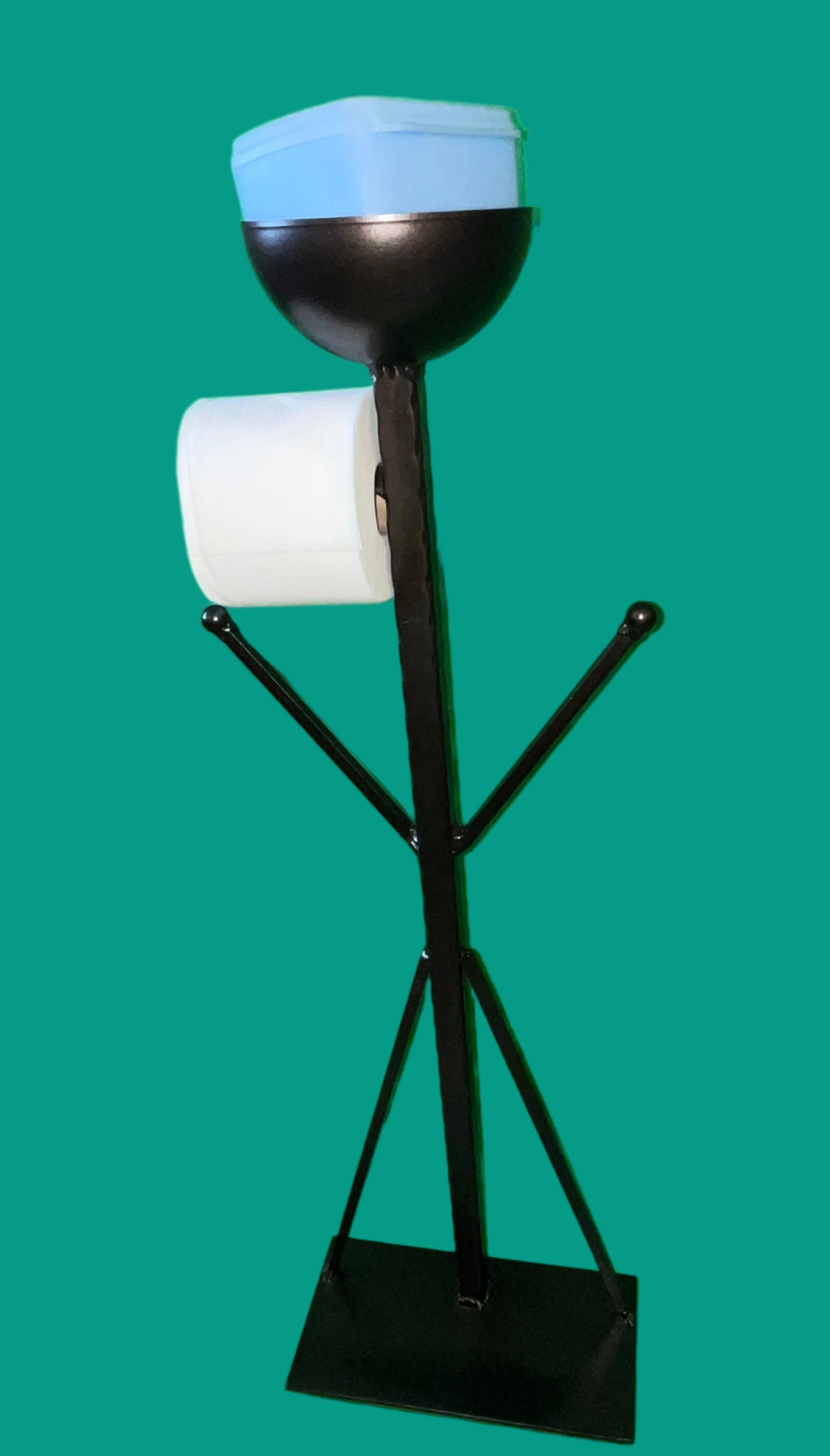 Burning Man 3 Roll Toilet Paper Dispenser
