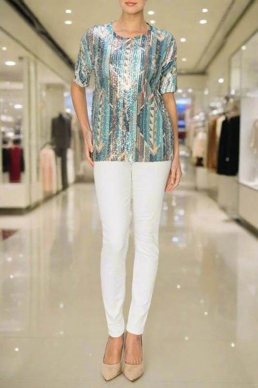 Anasazi Dreams Sequin Top