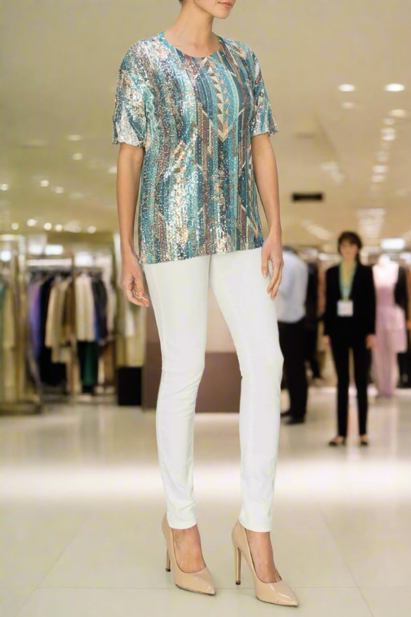 Anasazi Dreams Sequin Top