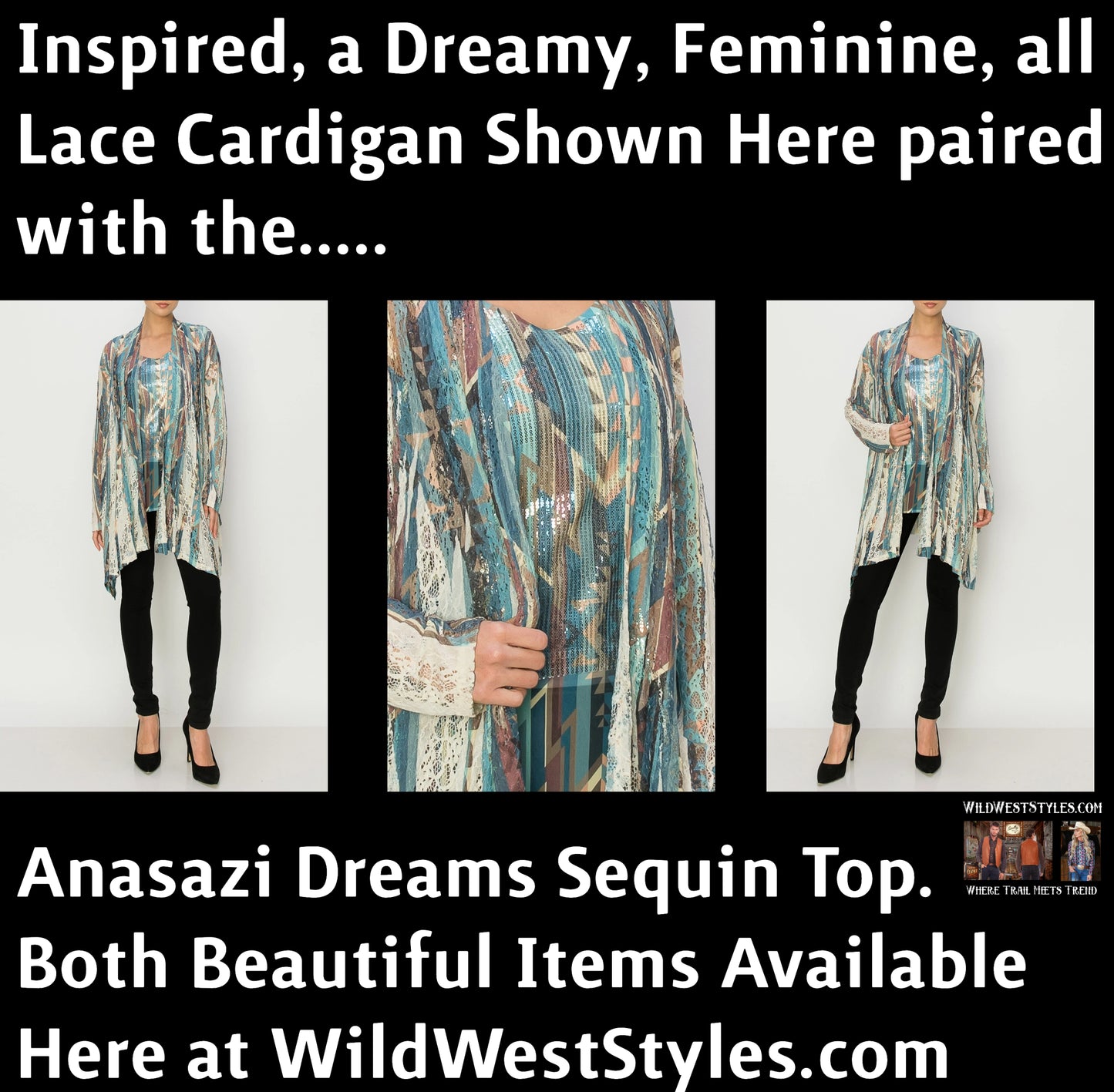 Anasazi Dreams Sequin Top