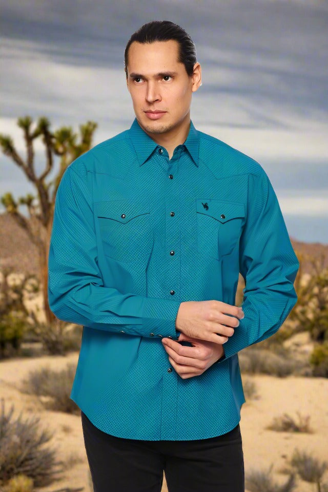 Men's Western Button Down Shirt by Rodeo Clothing