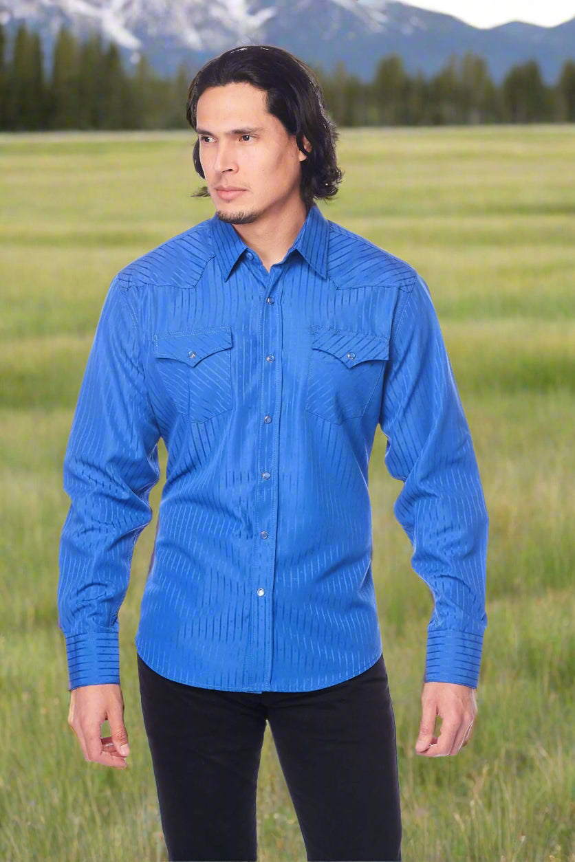 Tone on Tone Western Cowboy Shirt