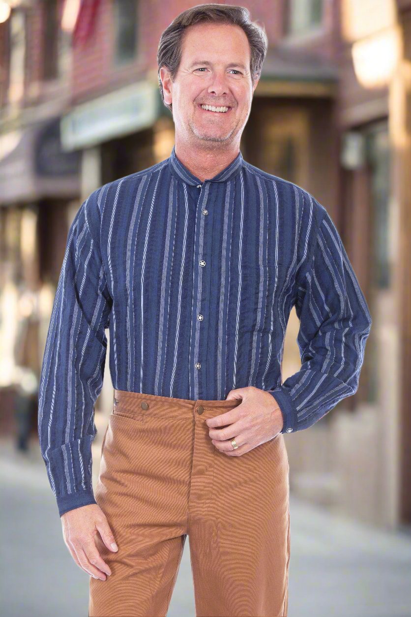 Iconic Historically Inspired Blue Shirt