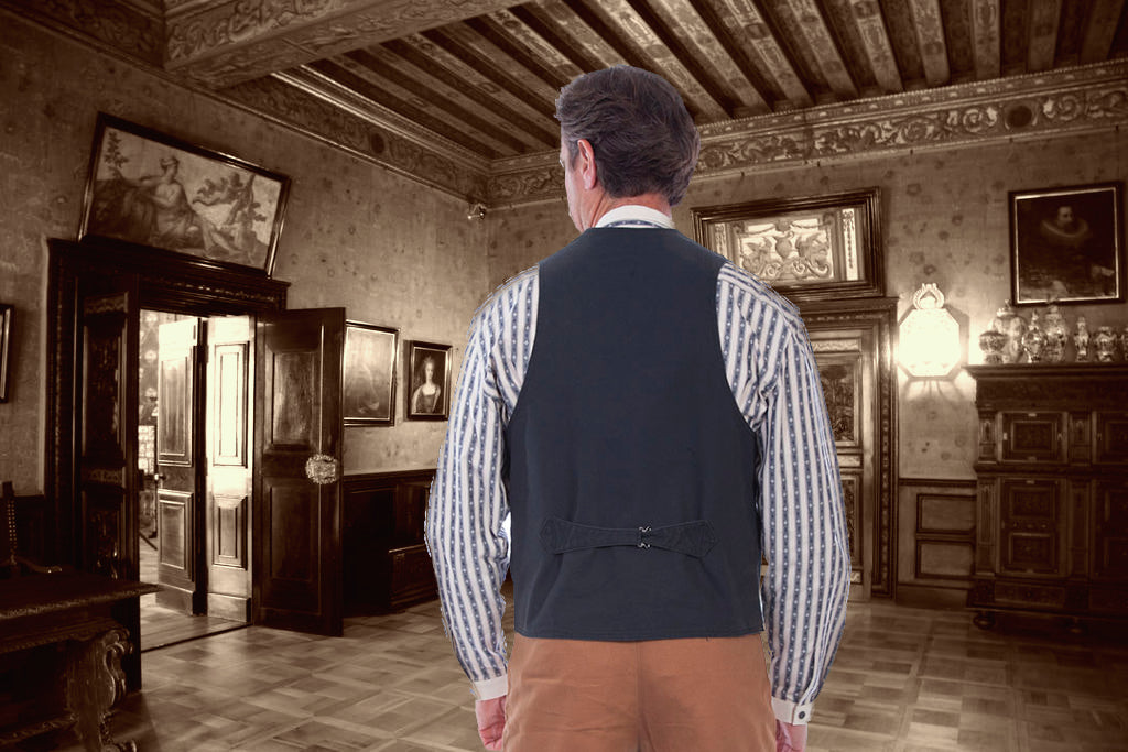 Durable 100% Cotton Canvas Black Vest