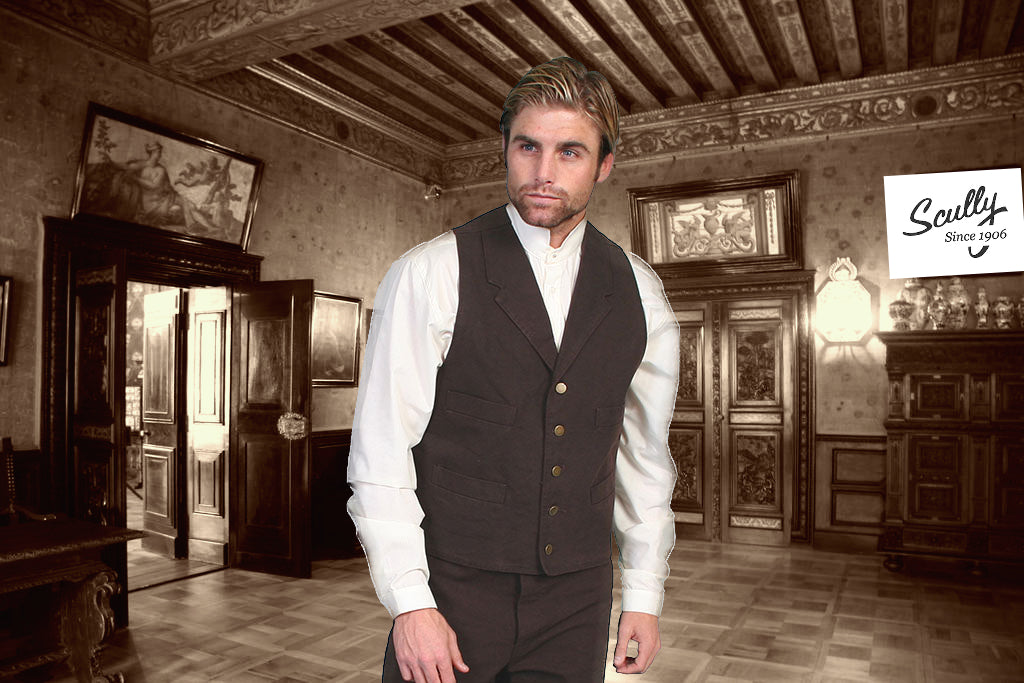 Durable 100% Cotton Canvas Walnut Vest