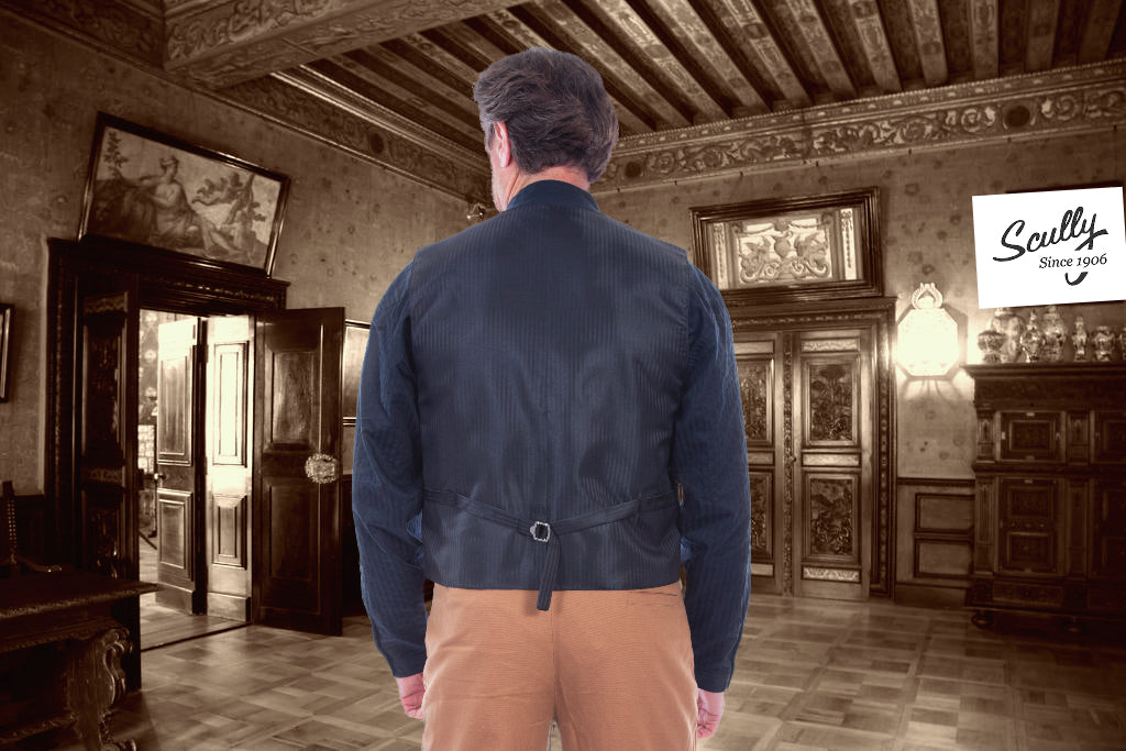 Classic Paisley Red Vest with Notched Lapels