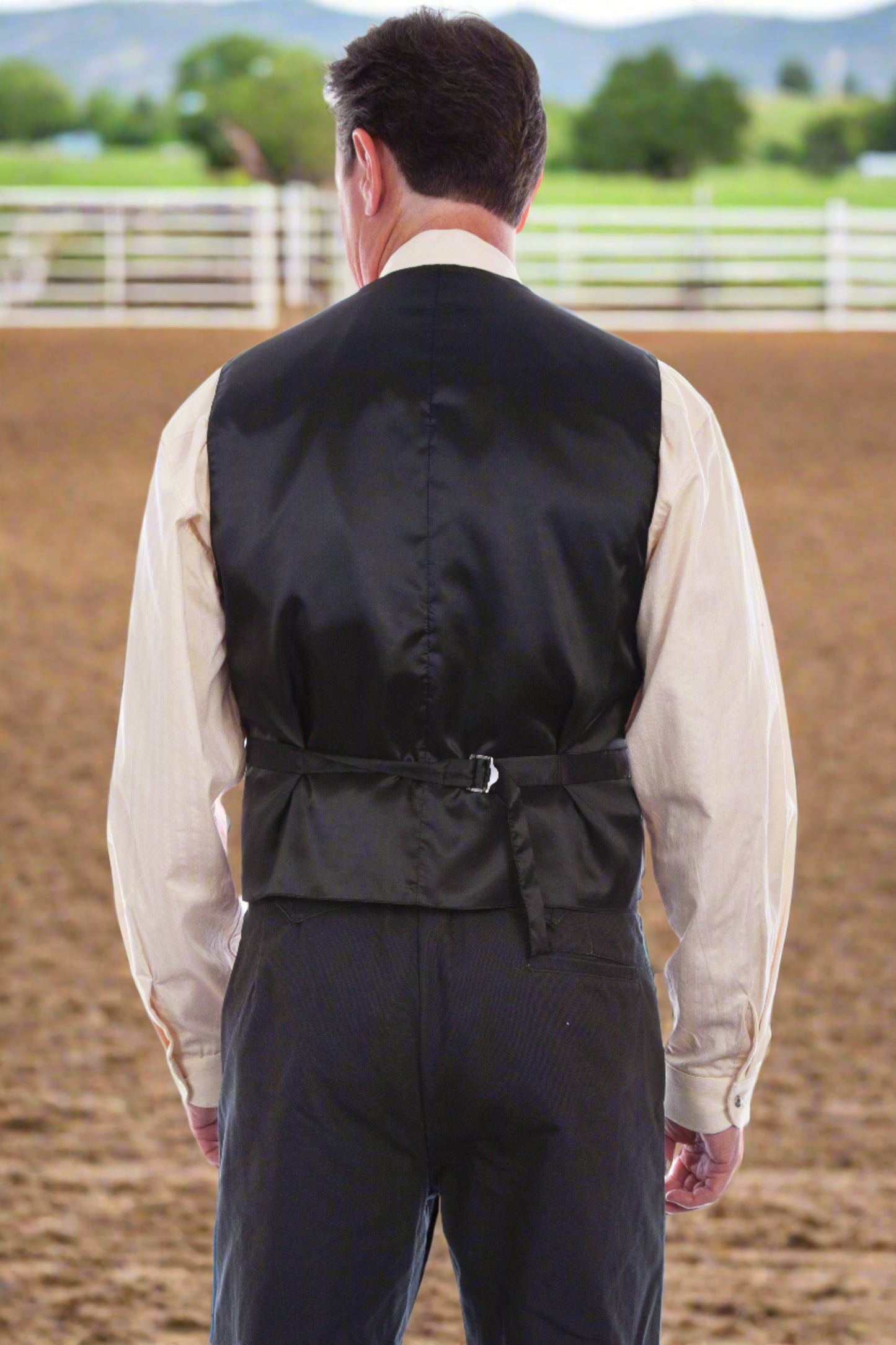 Red Silk Vest by Scully