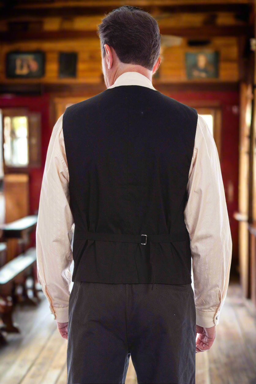 Wool Blend Banker's Vest