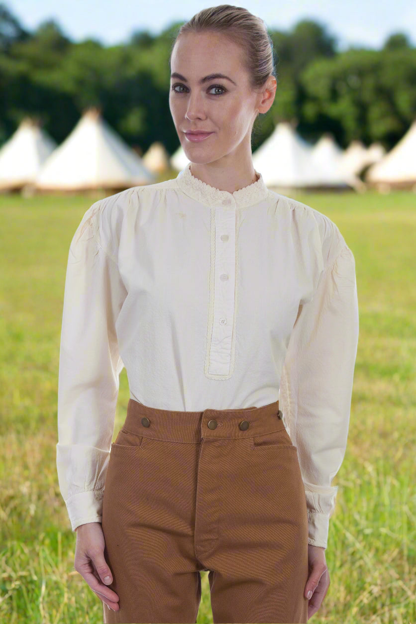 Cotton Canvas 19th Century Pants for Men and Women