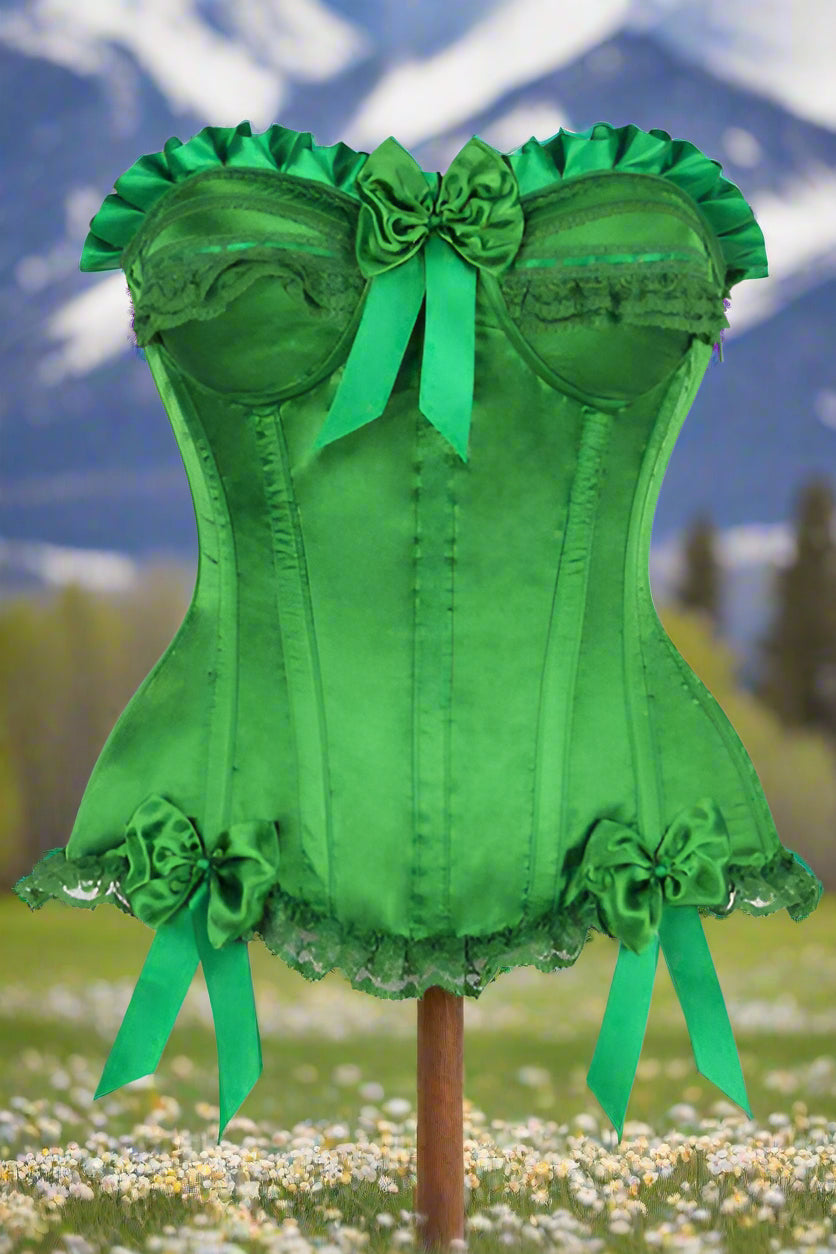 Satin Steel Boned Corset