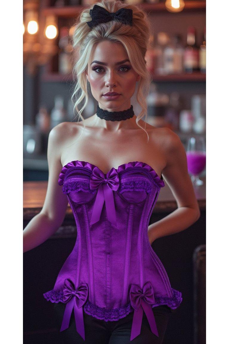 Satin Steel Boned Corset