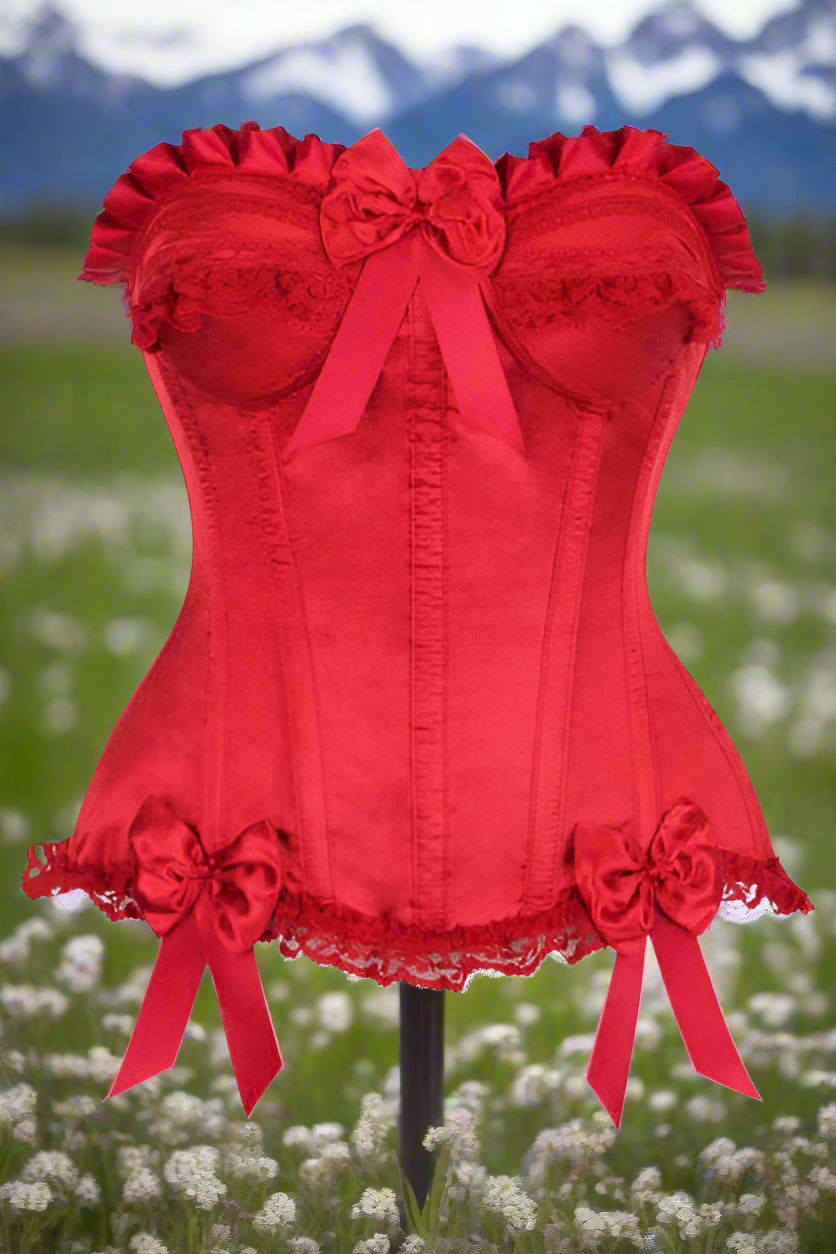 Satin Steel Boned Corset