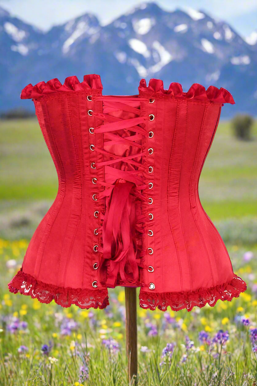 Satin Steel Boned Corset