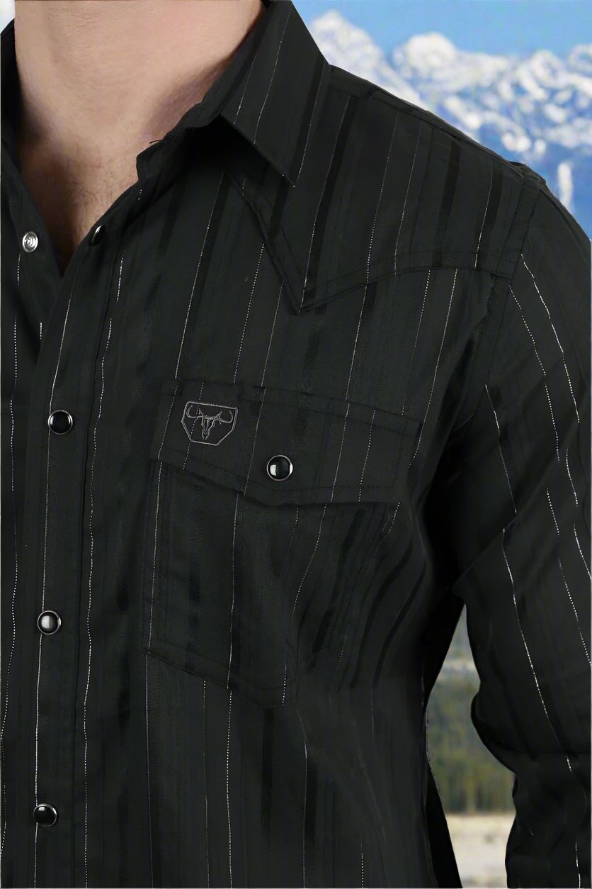 Mens Western Long Sleeve Shirt by Platini