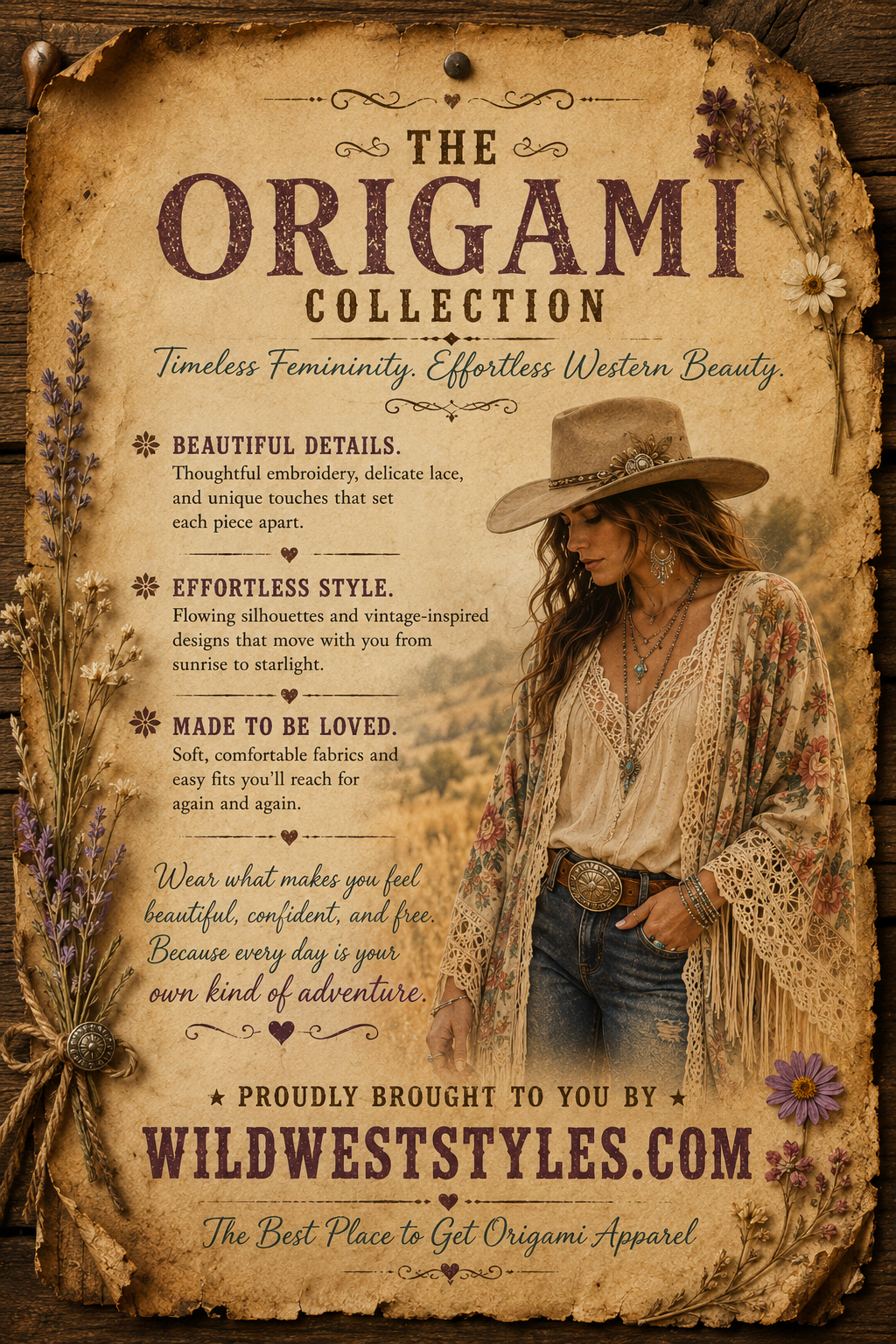 Vintage Western Cowgirl Top by Origami