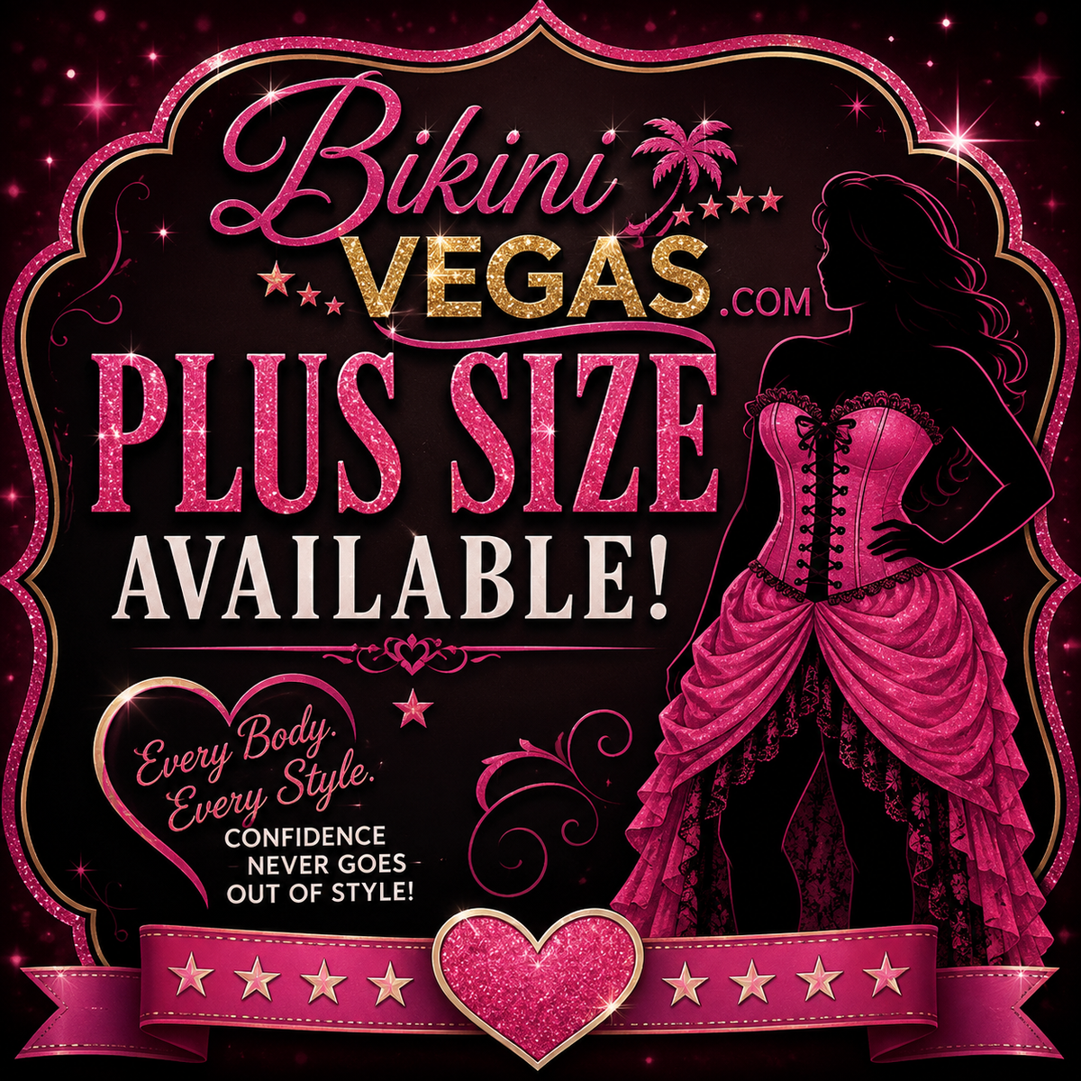 Lavish Black Patent Overbust Corset