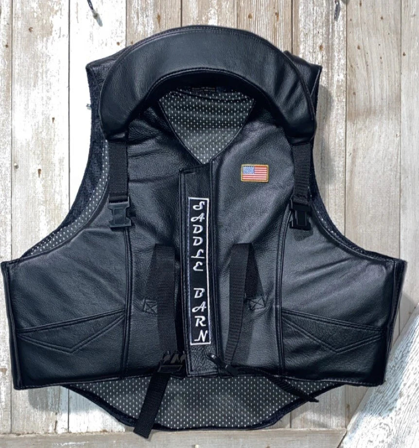 Bareback Riding Protective Vest with Neck Brace by Saddle Barn