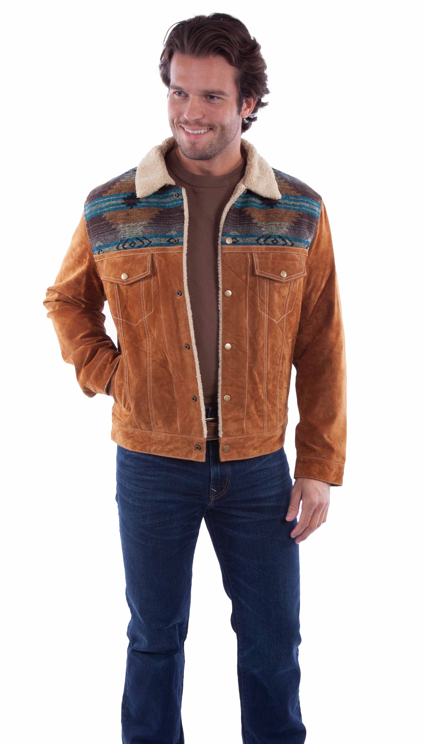 Rugged Leather Coat