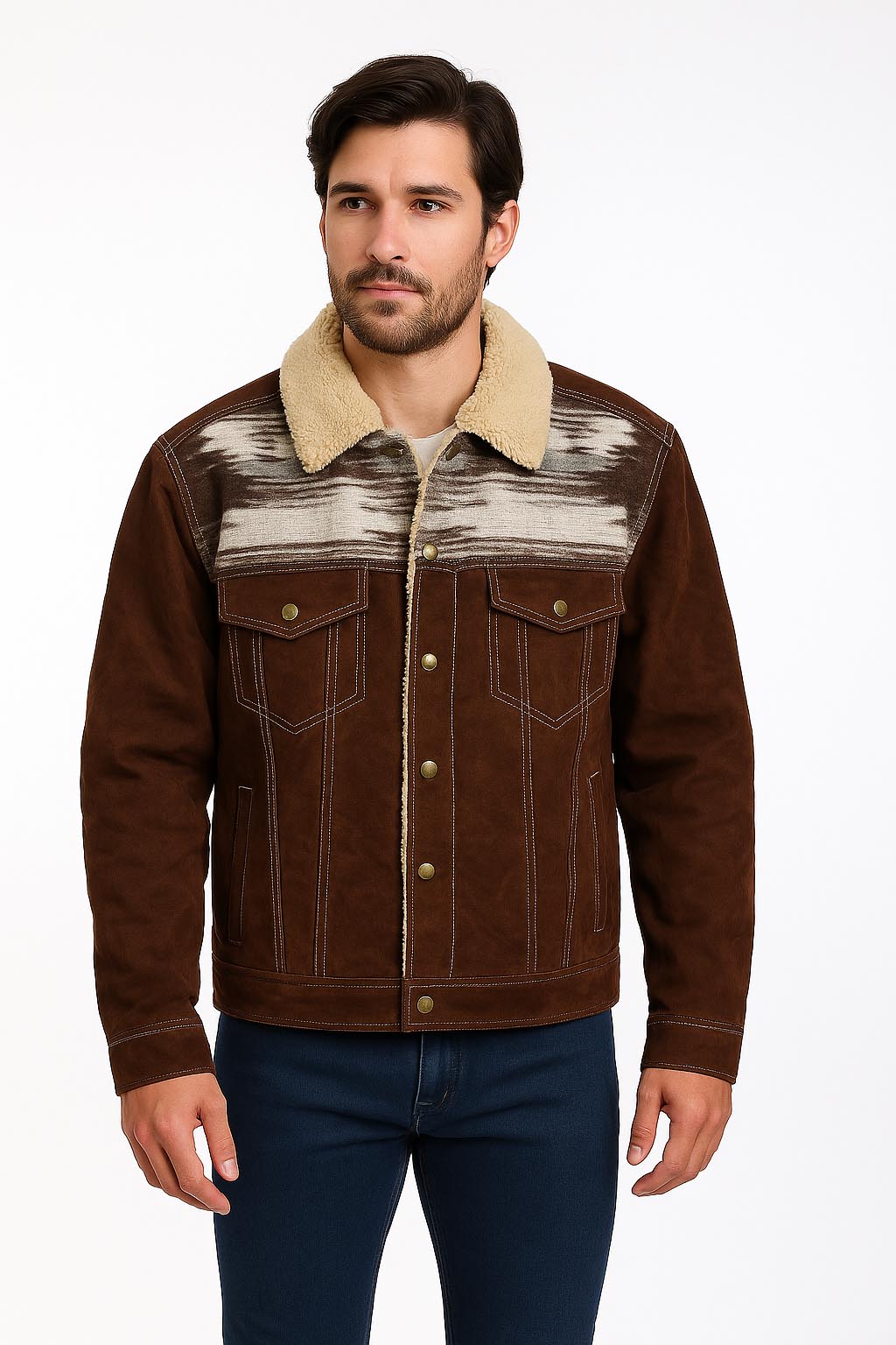 Rugged Leather Coat