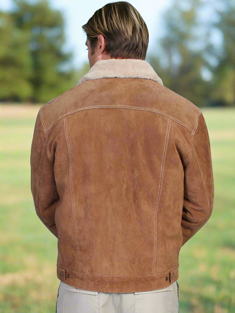 Wyoming Cowboy Boar Suede Jacket by Scully in 3 Color Choices in Size S, M, L, XL, 2X, 3X, or 4X