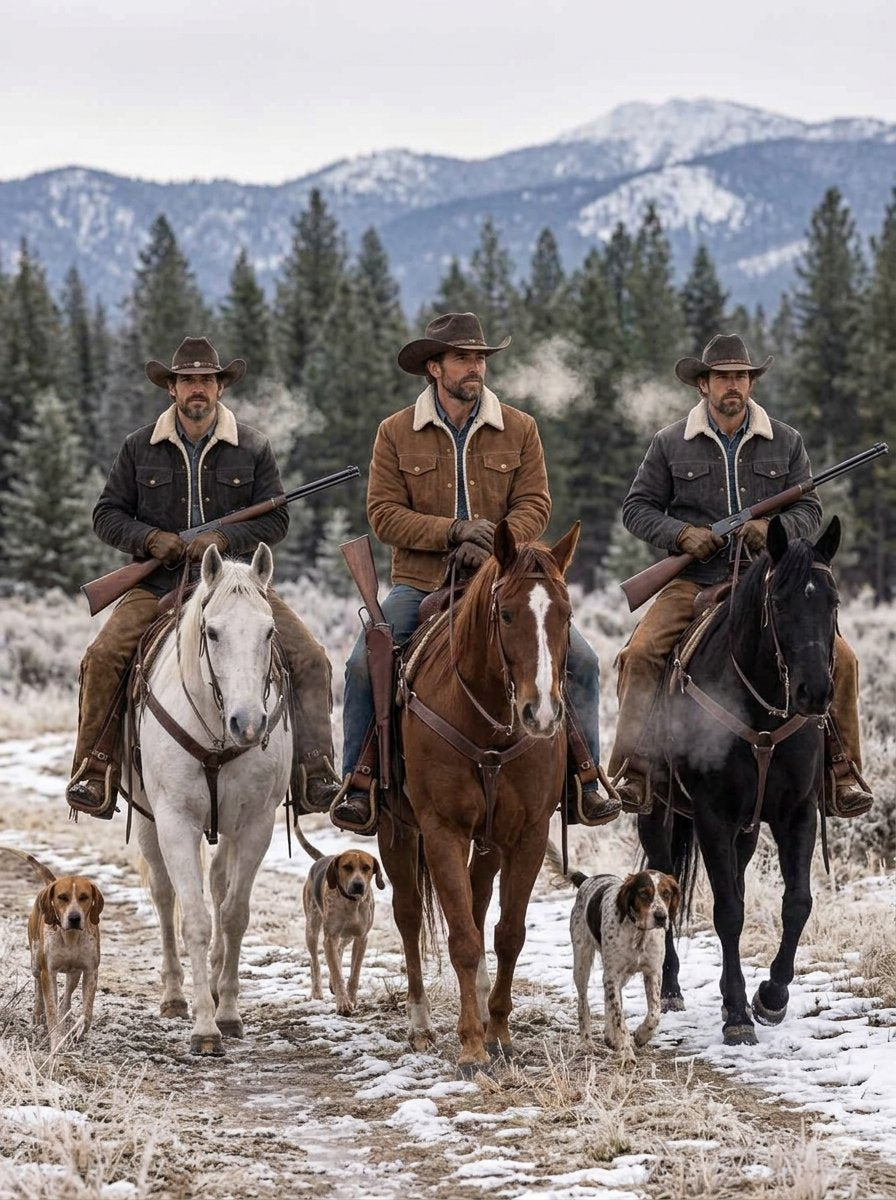 Wyoming Cowboy Boar Suede Jacket