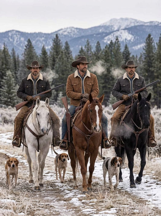 Wyoming Cowboy Boar Suede Jacket