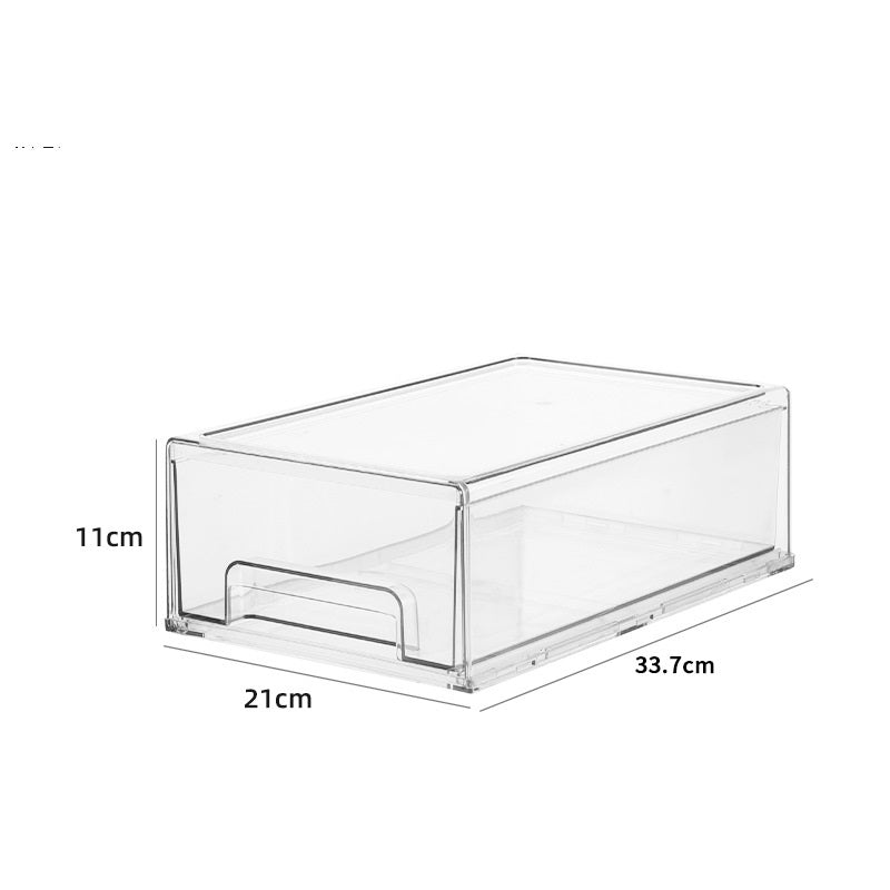 Refrigerator Fresh Keeping Storage Boxes Transparent L 1PC