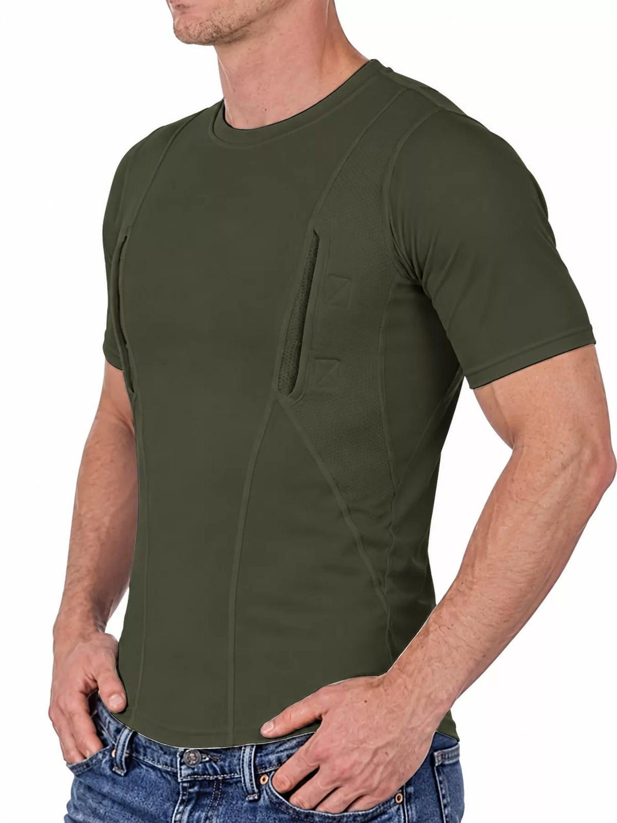 Men's Full Size Short Sleeve Active T-Shirt Plus Size