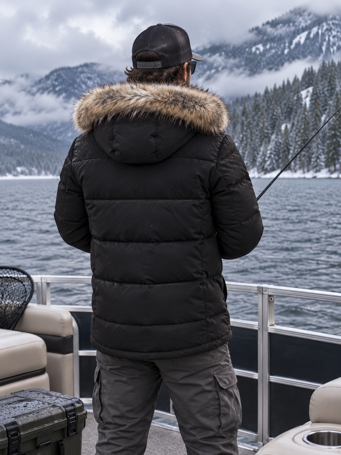 Hooded Winter Parka Jacket