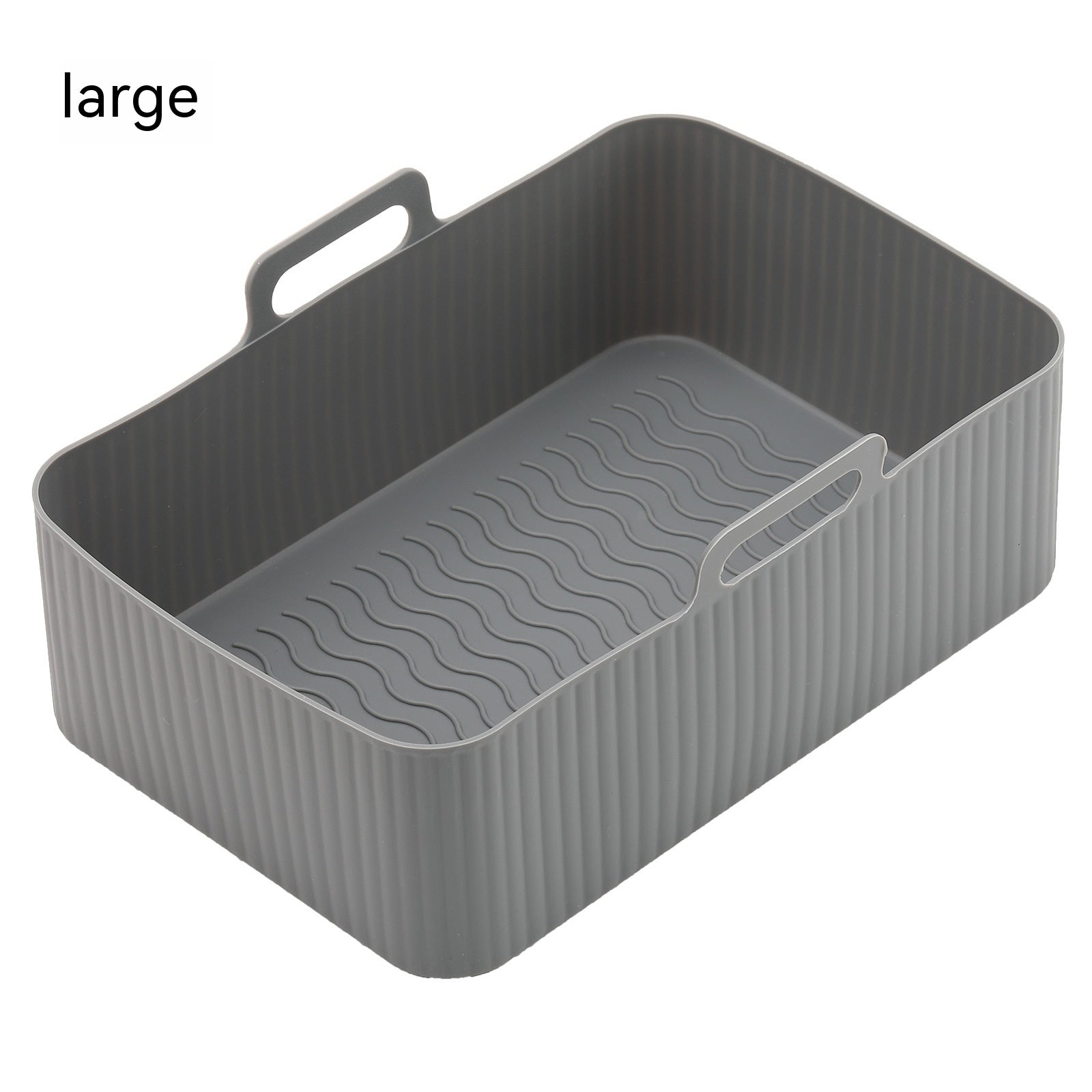 Air Fryer Silicone Tray Large Gray