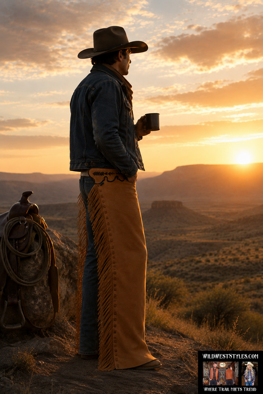Shotgun Chaps with Fringe