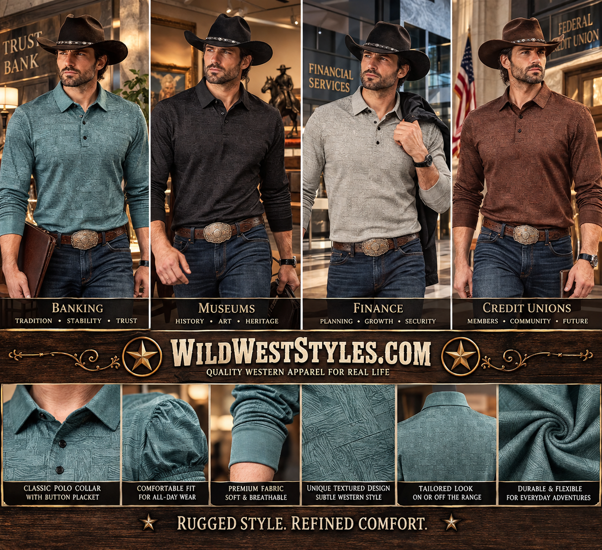 Long Sleeve Polo