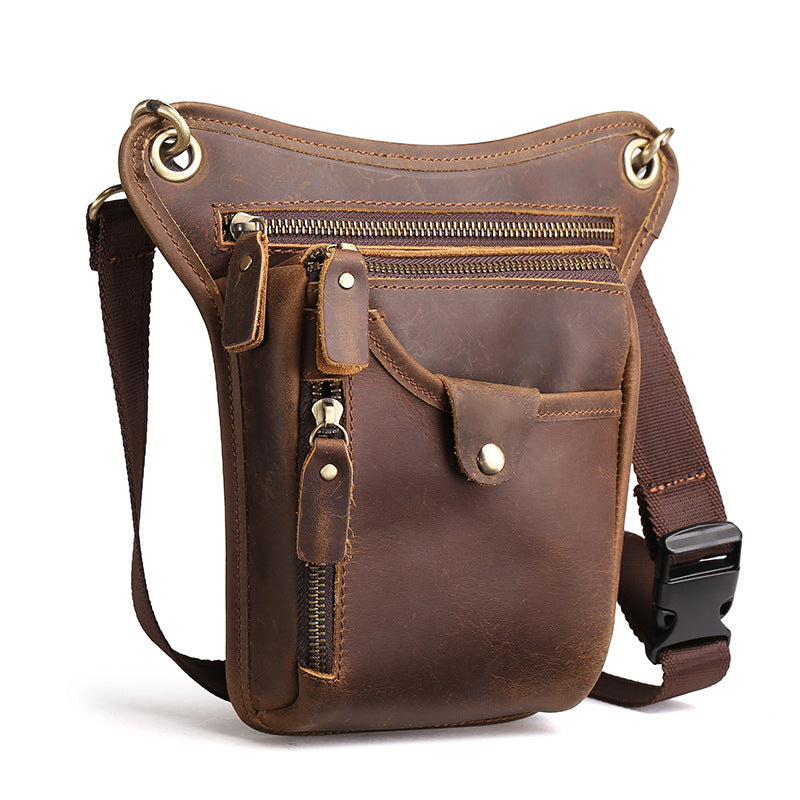 Crazy Horse Leather Satchel Bag