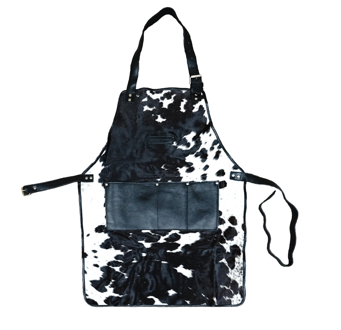 Cowhide Grill Apron in Black or Brown