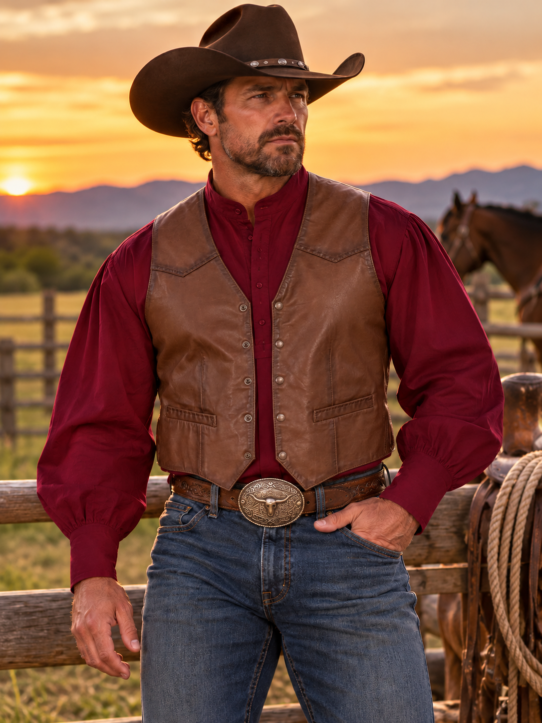 19th Century Style Shirt by Scully Rangewear