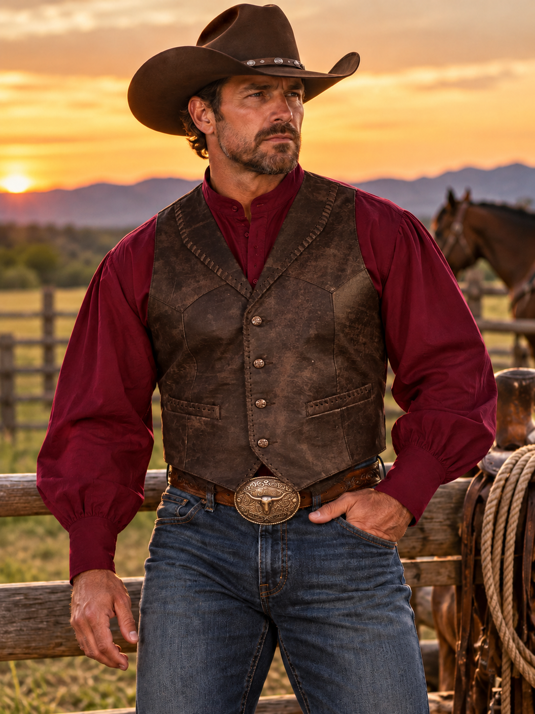 19th Century Style Shirt by Scully Rangewear